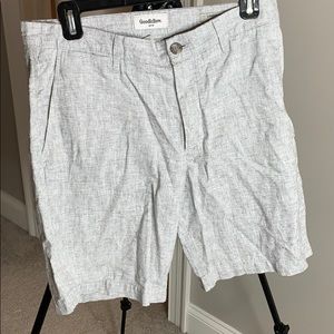 Linen shorts